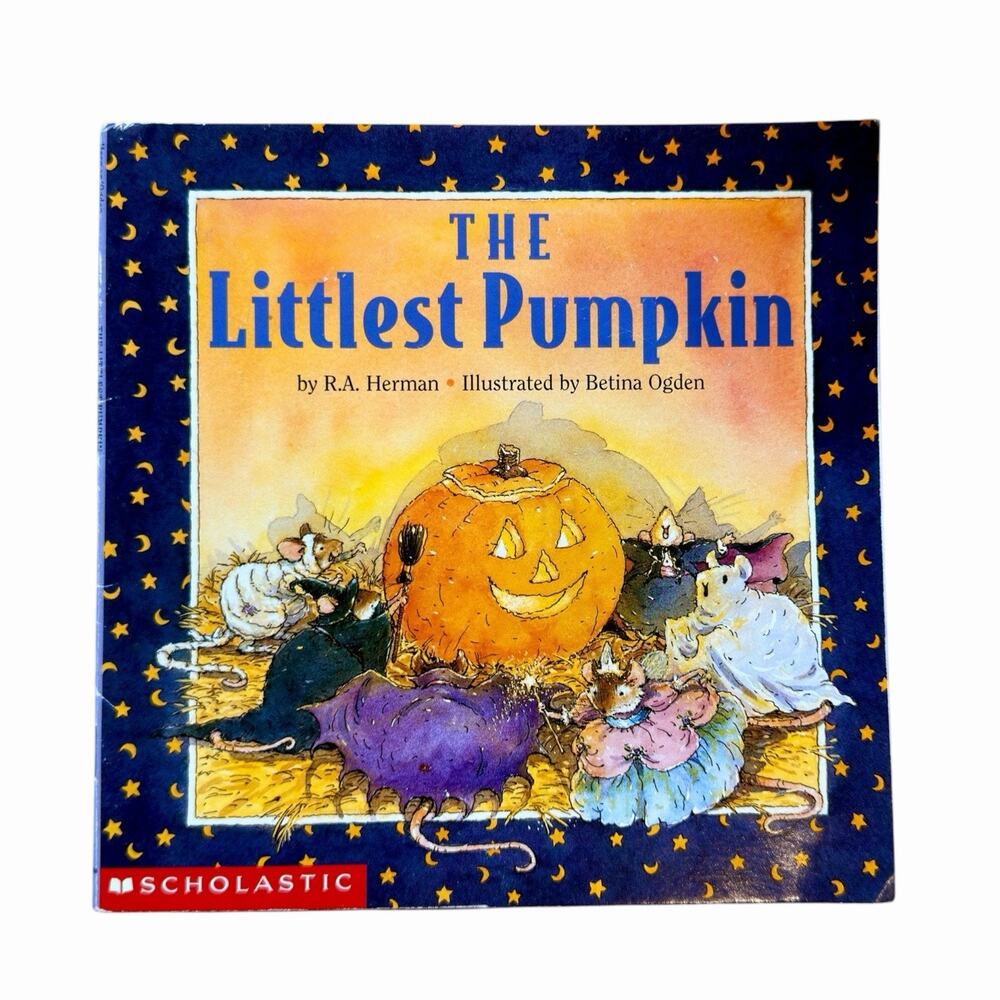 The Littlest Pumpkin by R.A. Herman (2001, Paperback) First Edition 1st Printing